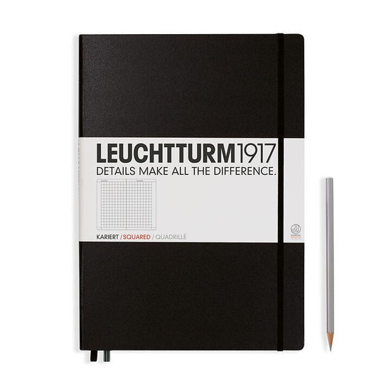 Leuchtturm1917 Classic Hardcover Black Notebook Master (A4+)