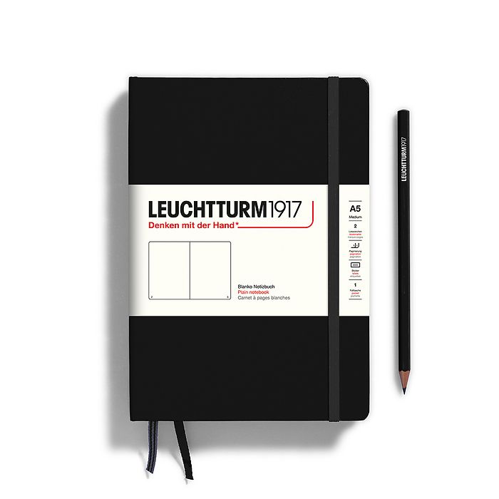 Leuchtturm1917 Classic Black Notebook Medium (A5)