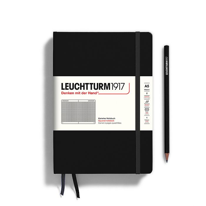 Leuchtturm1917 Classic Black Notebook Medium (A5)