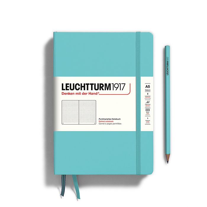 Leuchtturm1917 Classic Softcover Aquamarine Notebook Medium (A5)