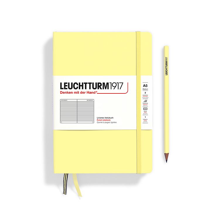Leuchtturm1917 Classic Hardcover Vanilla Notebook Medium (A5)