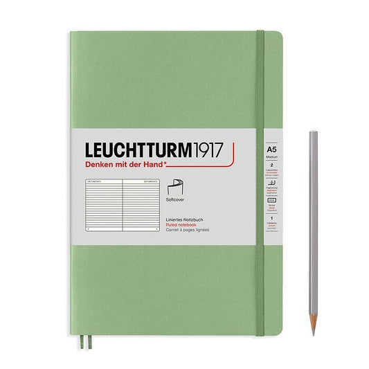 Leuchtturm1917 Classic Softcover Sage Notebook Medium (A5)