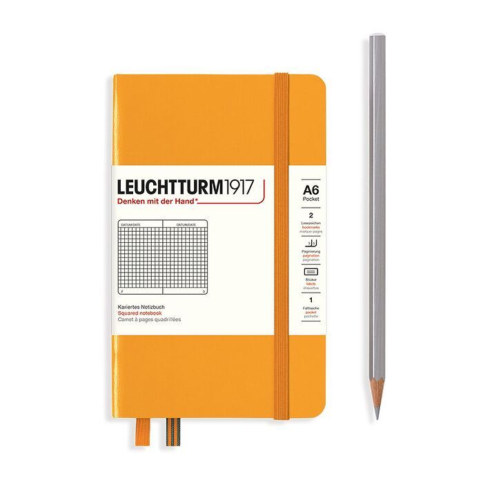 Leuchtturm1917 Classic Hardcover Rising Sun Notebook Pocket (A6)