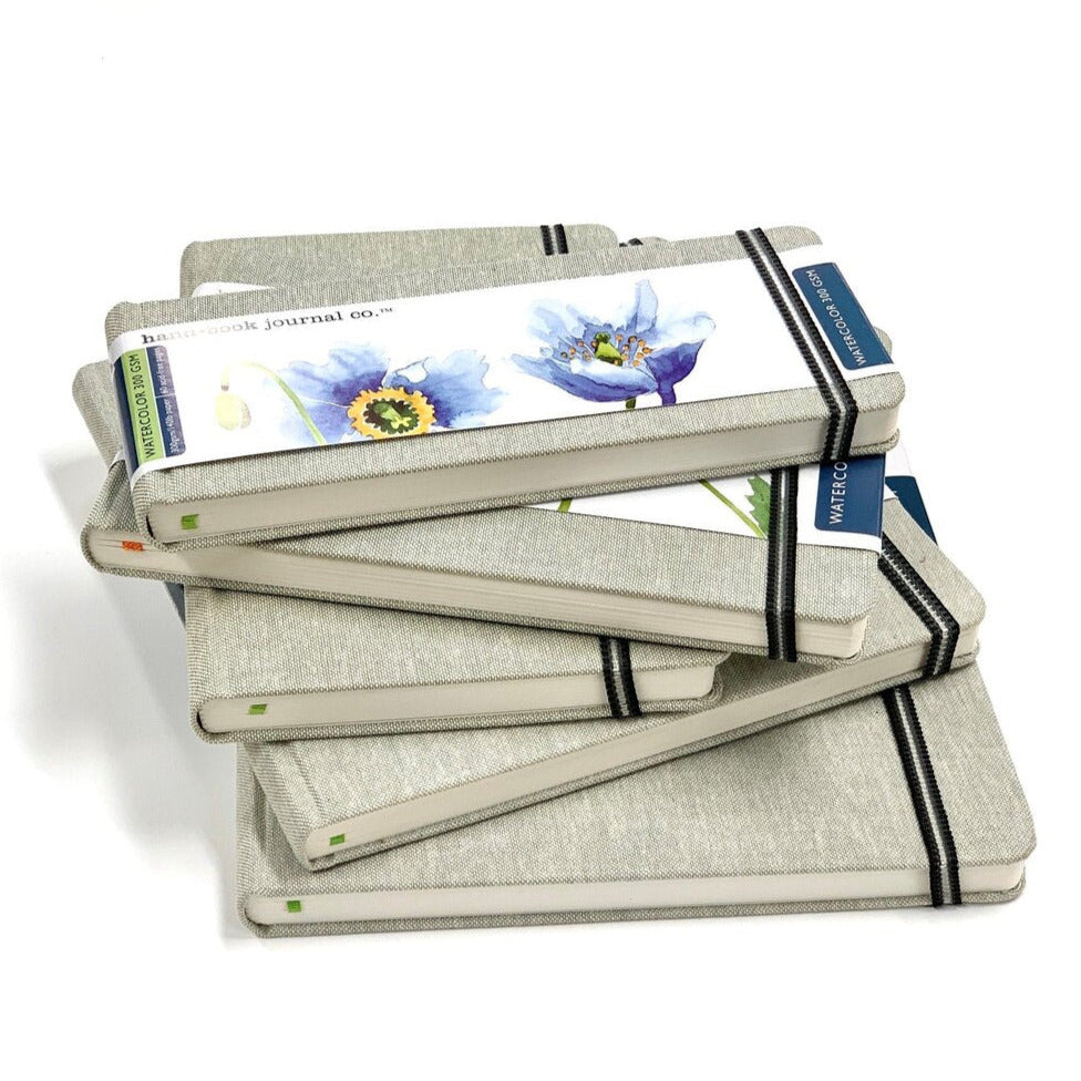 Portable Watercolor Paper Book, 300gsm, Double-Sided, Thicken