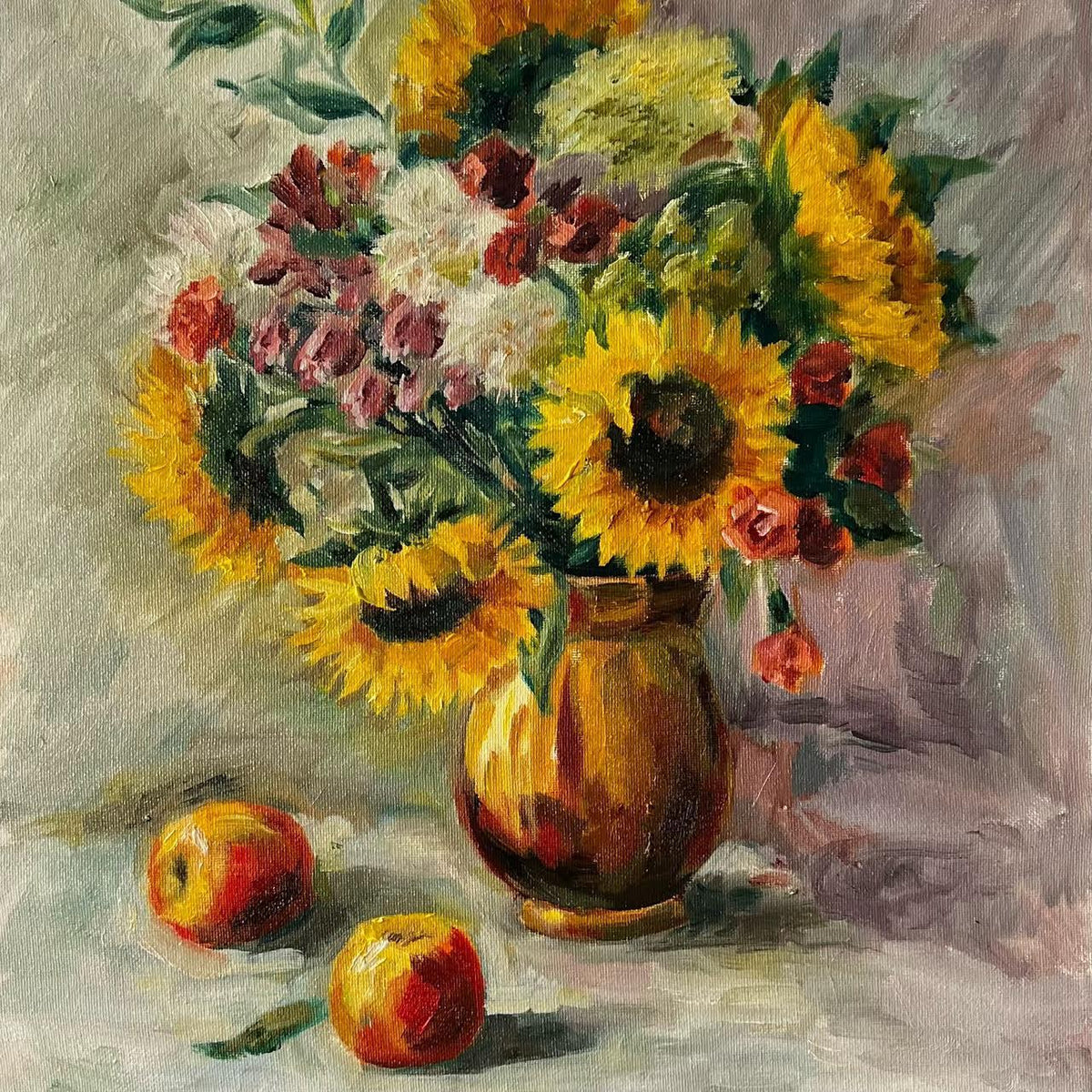 Nov 14 Acrylic Painting: Fall Fruits and Florals Still Life