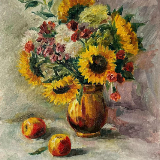 Nov 14 Acrylic Painting: Fall Fruits and Florals Still Life