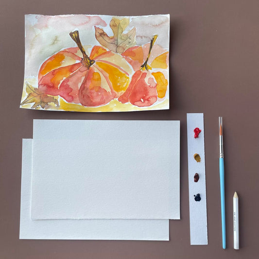 KIT | Thanksgiving Watercolor with Shannon Driscoll of Oil and Cotton