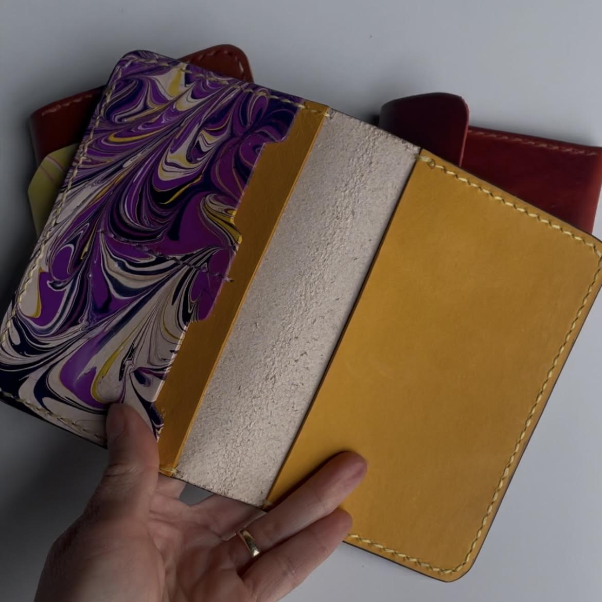 March 14 Leather Passport Wallet