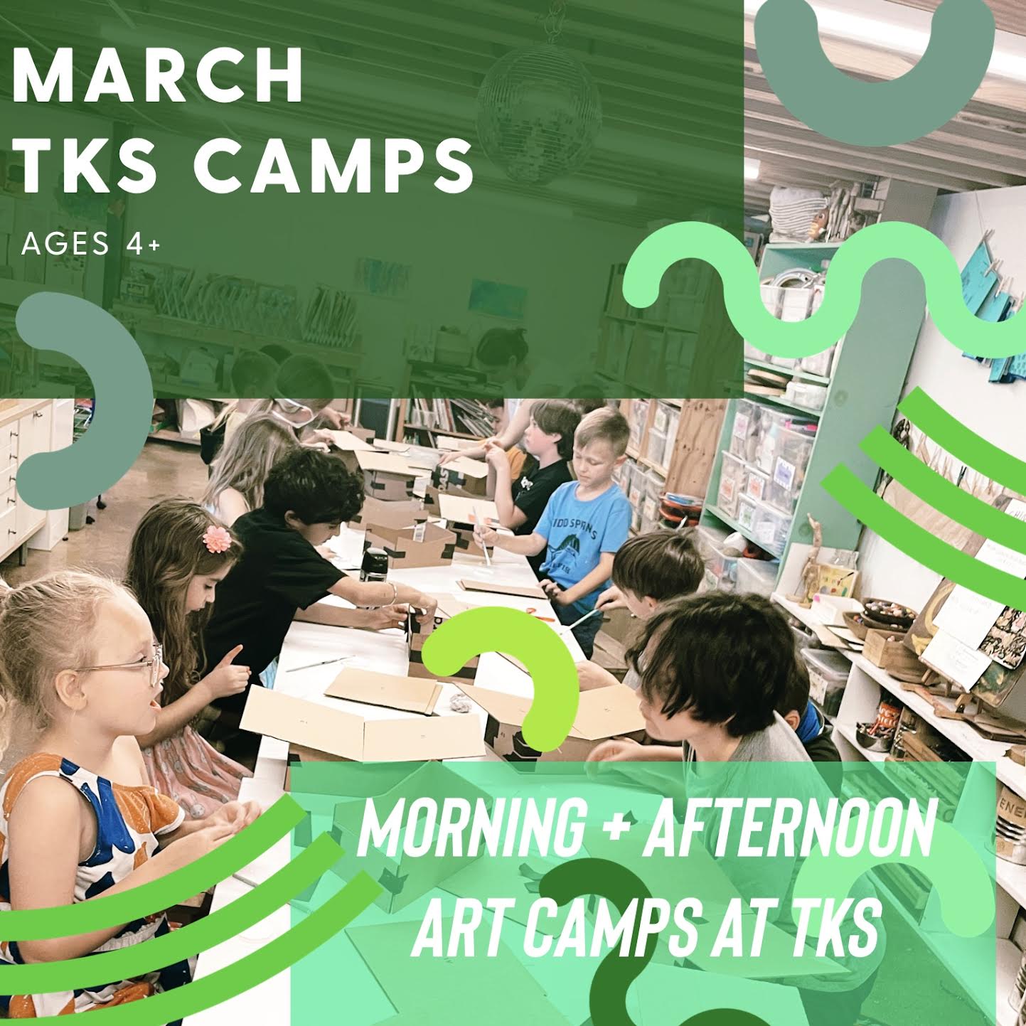 March 18-22 Kessler School Art Camps