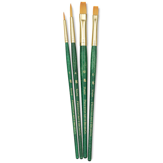 Brush 4 pc Set Gold Taklon