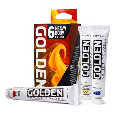 GOLDEN HEAVY BODY ACRYLIC INTRO 6PC 22ML SET