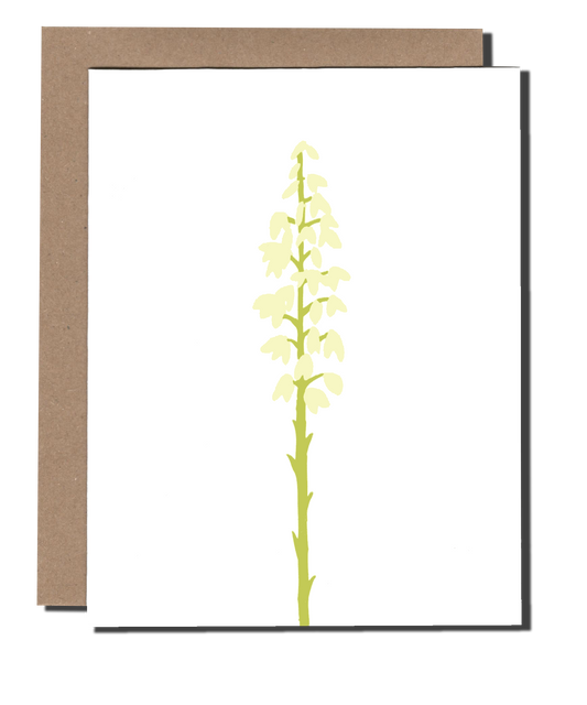 Yucca Flower greeting card