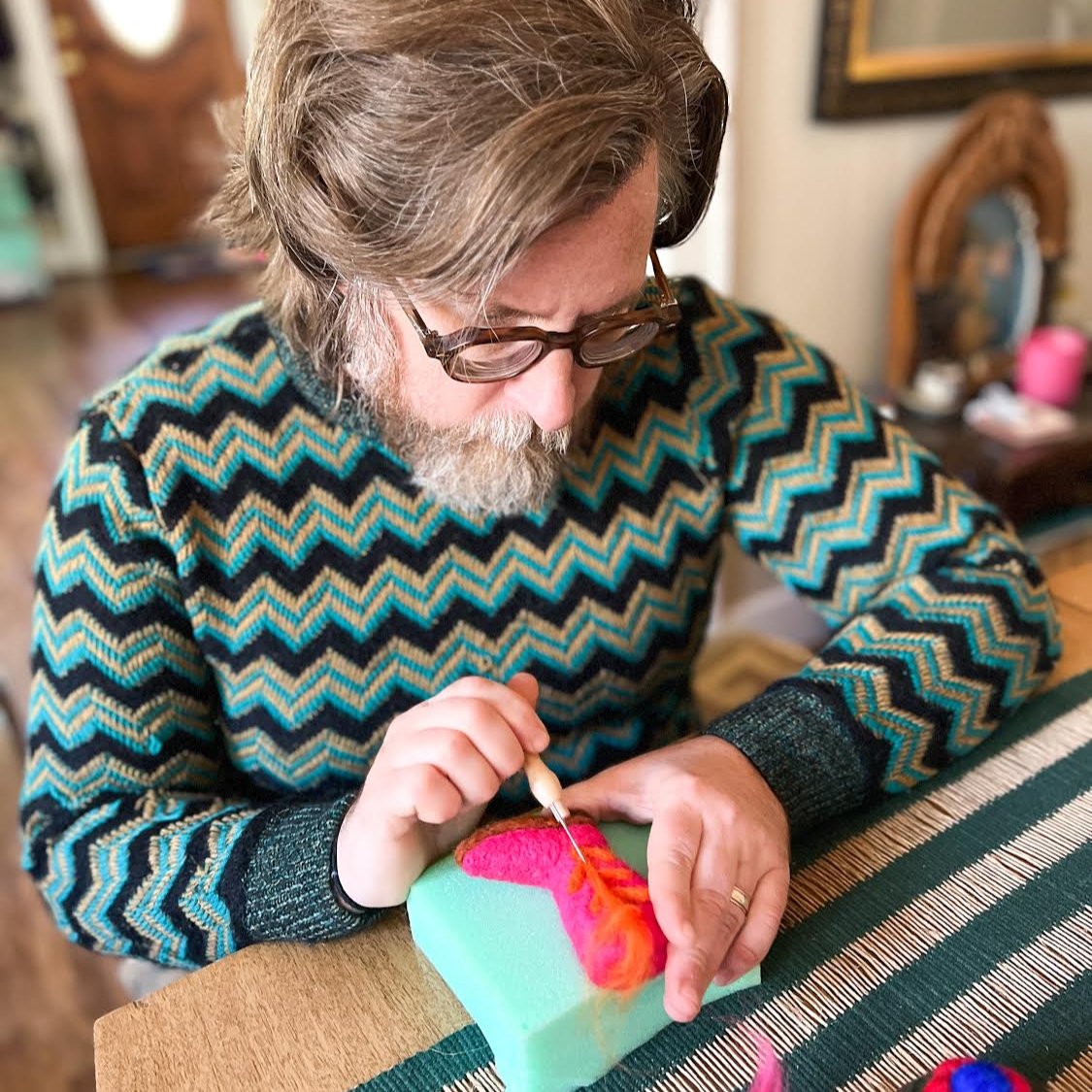 November 3 Needle Felting: Holiday Ornament