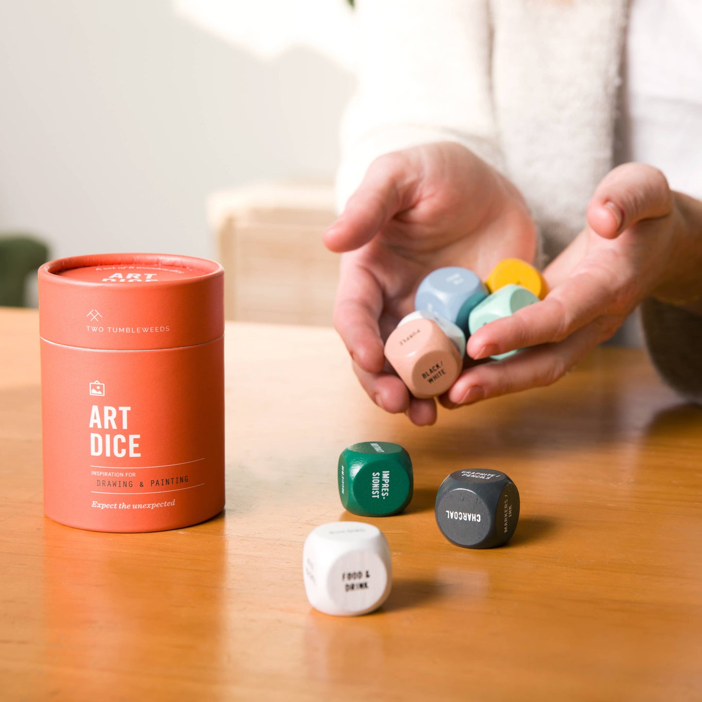 Two Tumbleweeds Art Dice - Inspiration for Drawing & Painting