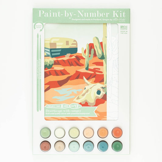 Desertscape Paint-by-Number Kit