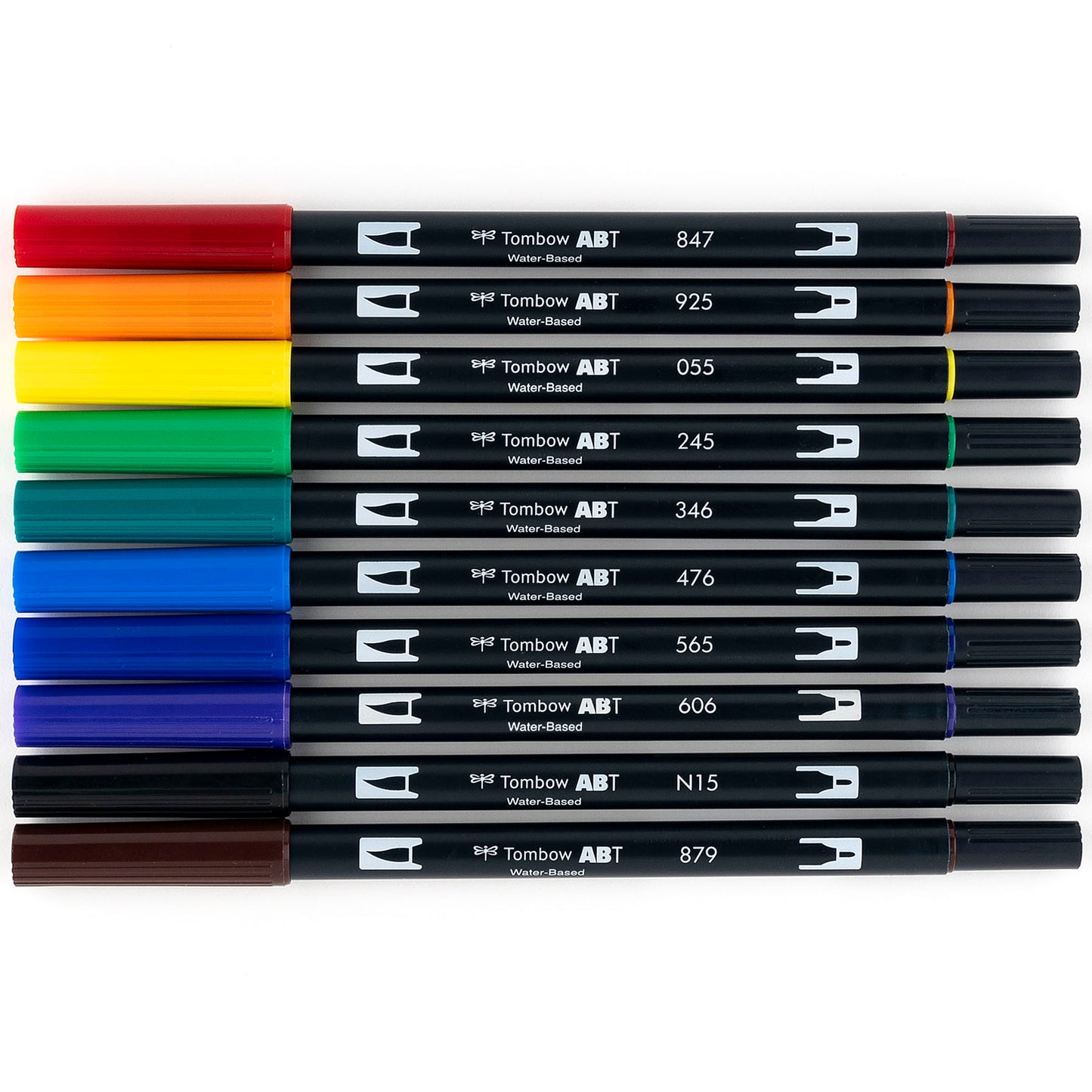 Tombow Dual Brush Pen 10-Color Sets
