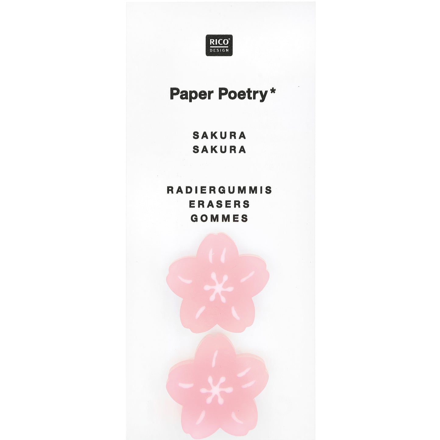 Rico Design Paper Poetry Erasers