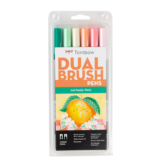 Tombow Dual Brush Pen 6-Color Sets