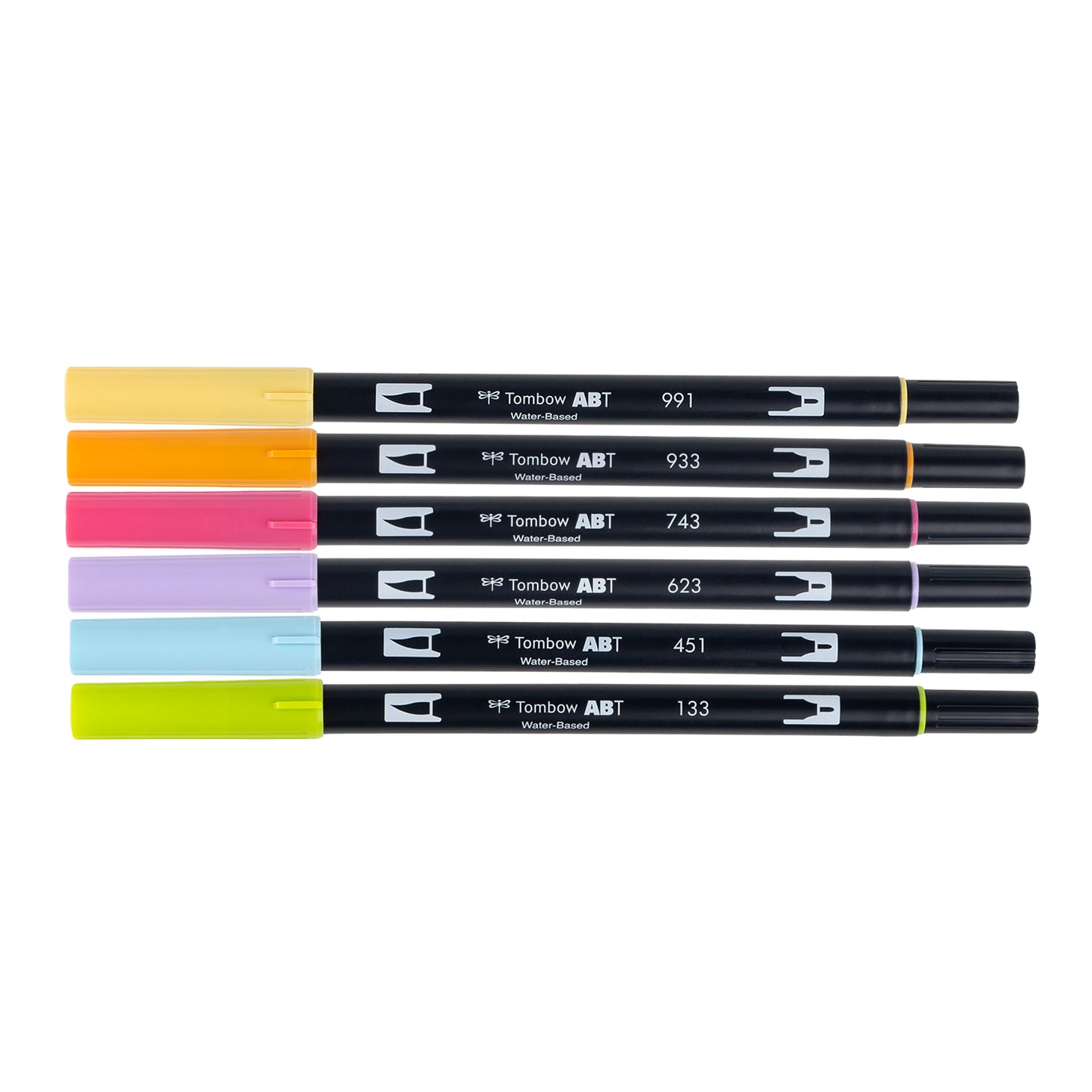 Tombow Dual Brush Pen 6-Color Sets