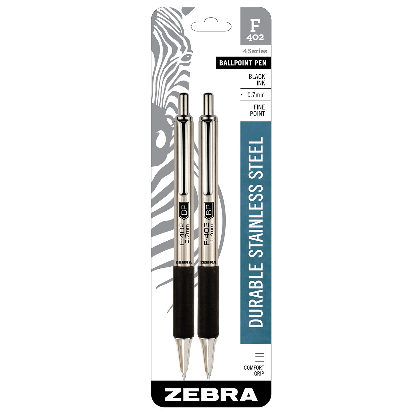 Zebra F-402 Retractable Ballpoint Pen