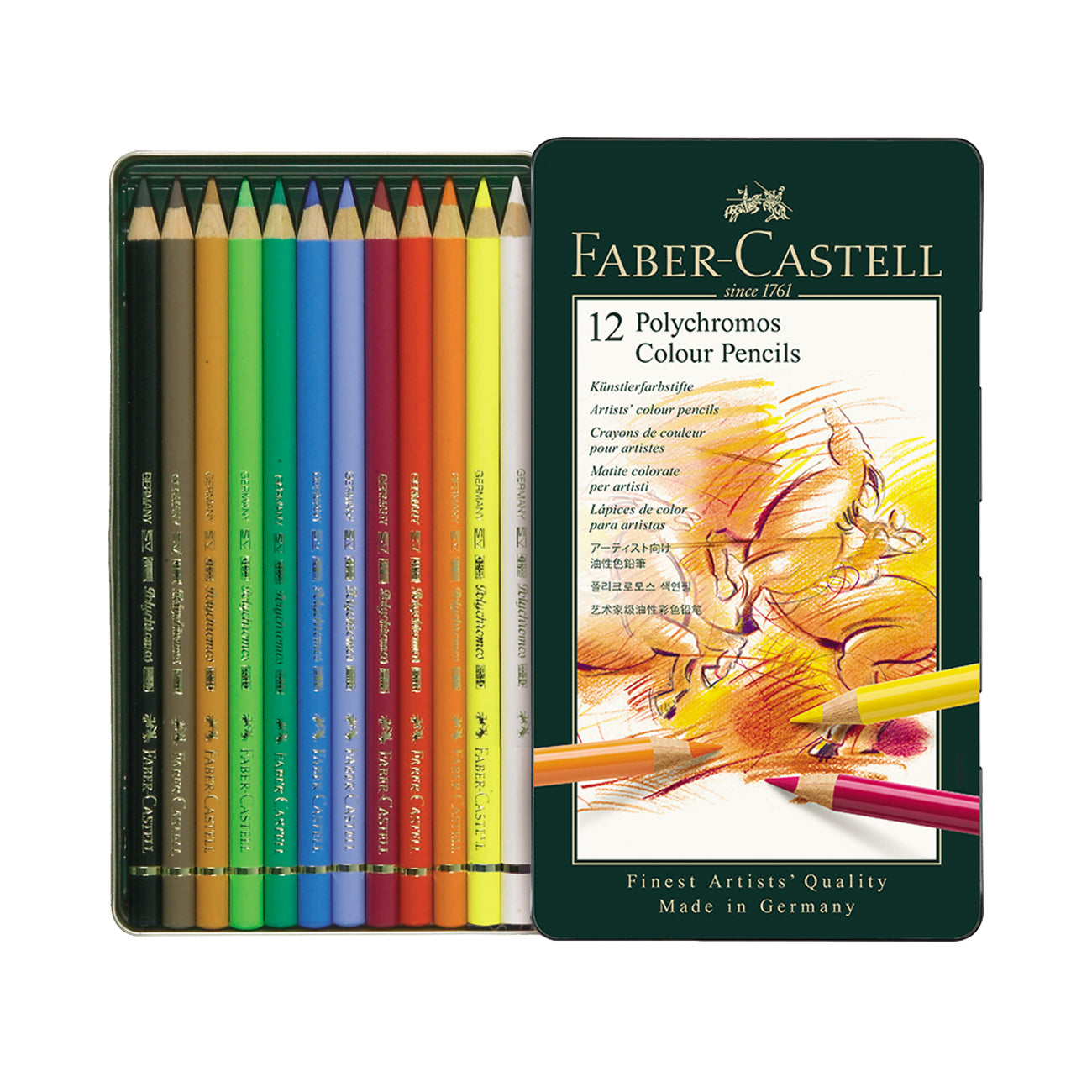 Faber-Castell Polychromos Artist Colored Pencil Sets