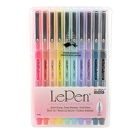 LePen 6 Piece Retro Color Set