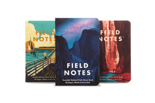 Field Notes Memo Book 3-pack: National Parks - Series A