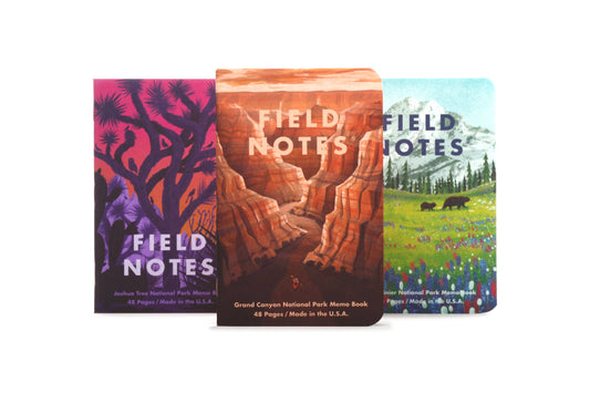 Field Notes Memo Book 3-pack: National Parks - Series B