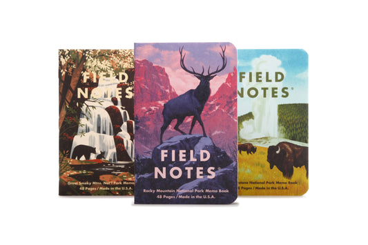Field Notes Memo Book 3-pack: National Parks - Series C