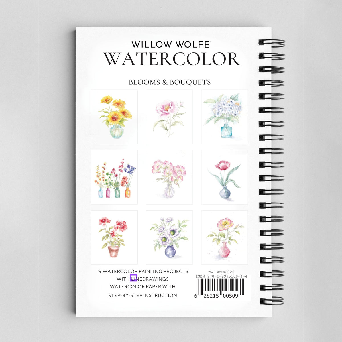 Willow Wolfe Watercolor Painting Workbooks