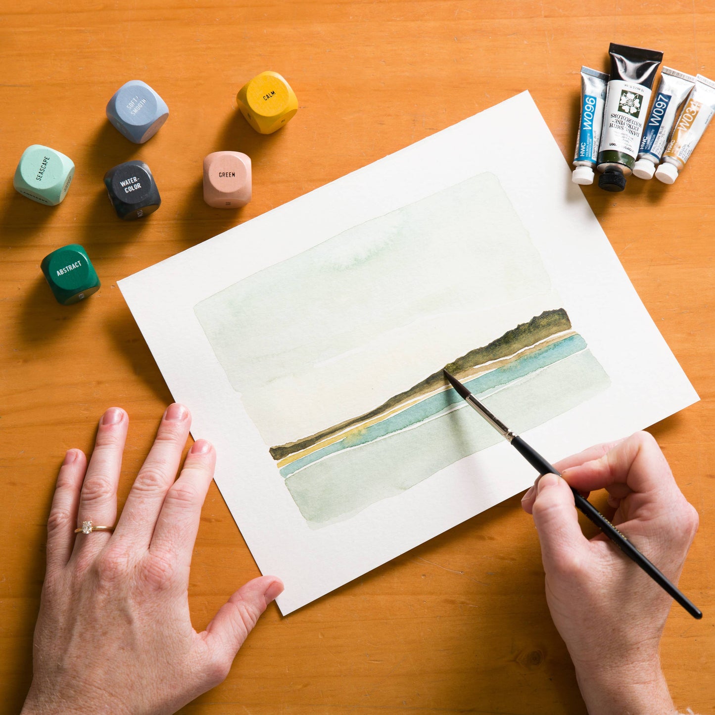 Two Tumbleweeds Art Dice - Inspiration for Drawing & Painting