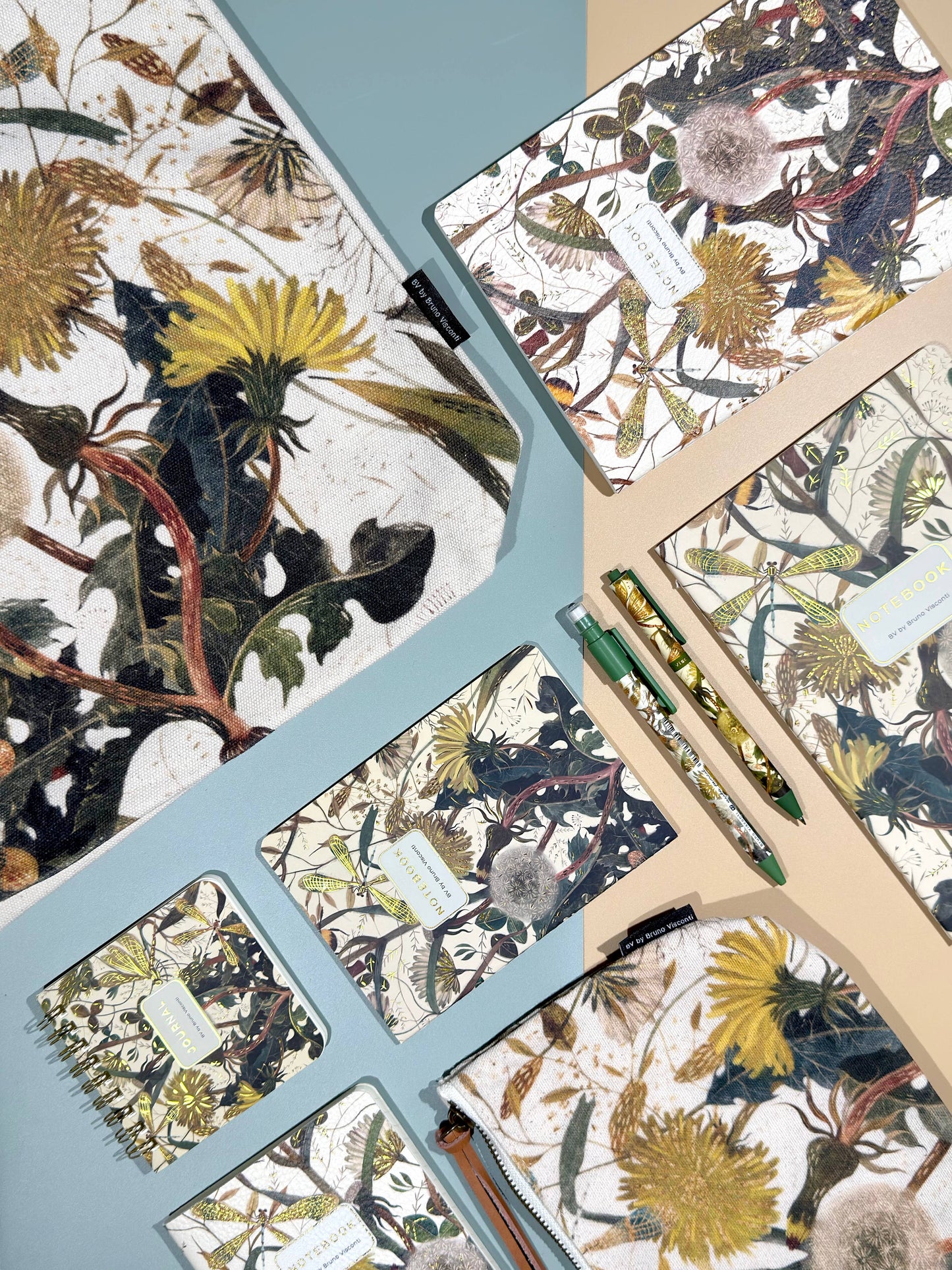 BV by Bruno Visconti A6 Passport Notebook -  Summer Greens