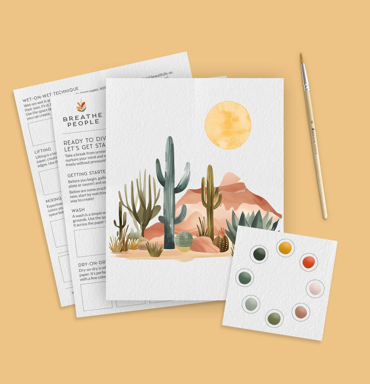 Breathe People - All-In-One Watercolor Kit