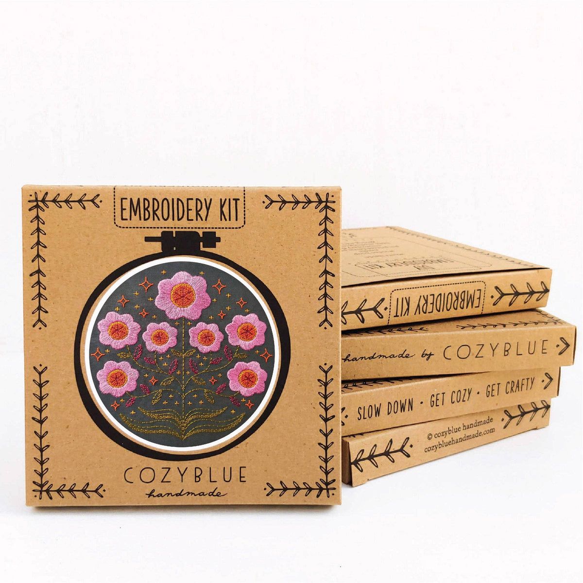 Cozy Blue Enchanted embroidery kit