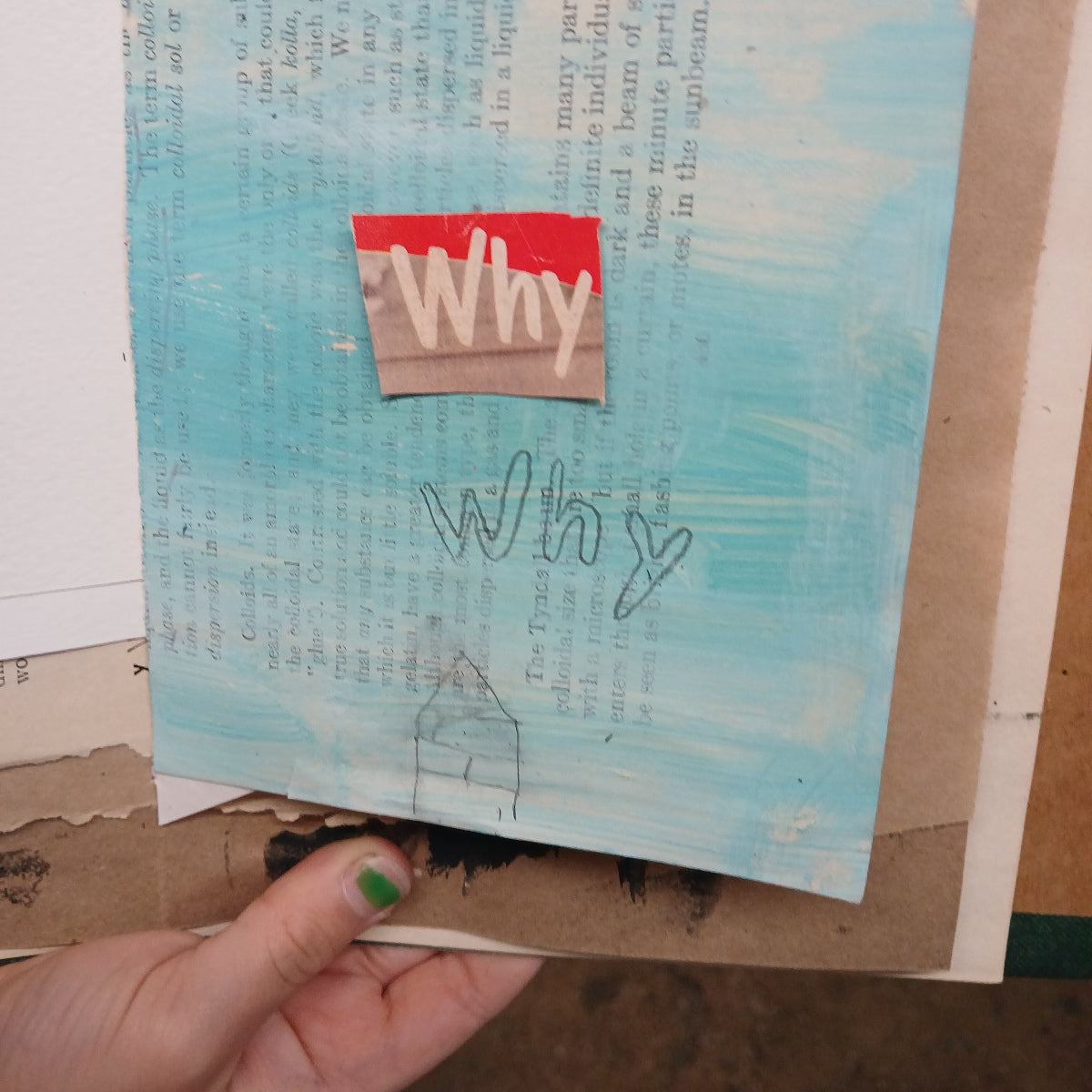Hand holding a piece of paper with text and a red 'Kool' logo.