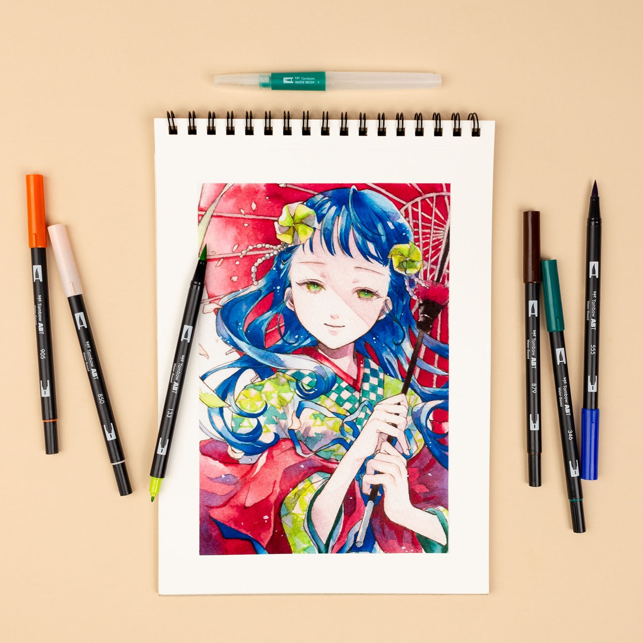 Tombow Dual Brush Pen Manga Sets