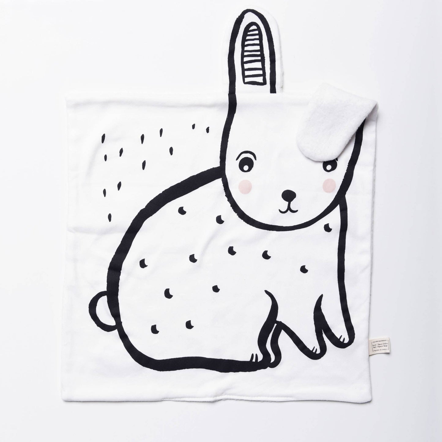 Wee Gallery Bunny Snuggle Blanket - Organic Cotton Baby Lovey
