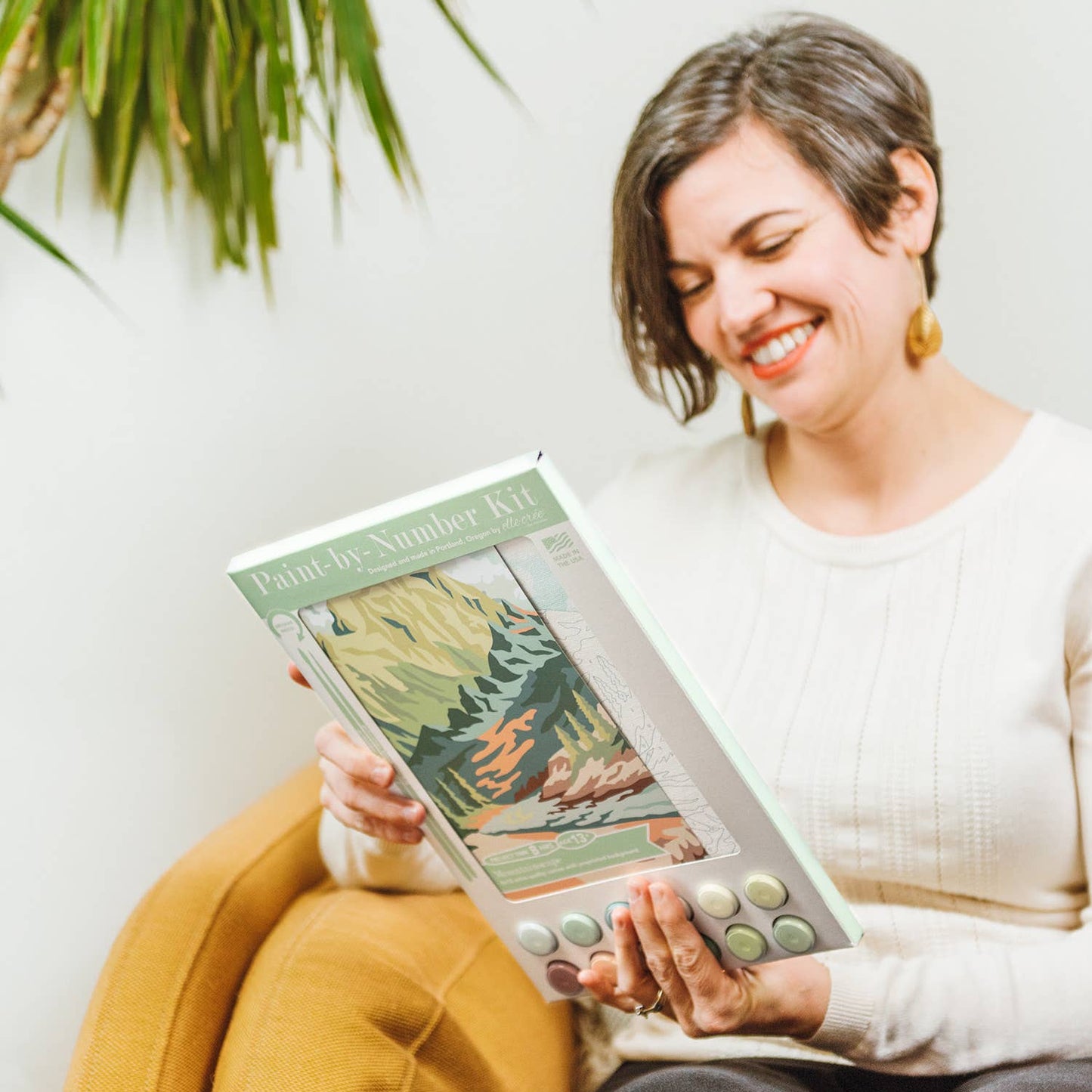 Mountainscape Paint-by-Number Kit