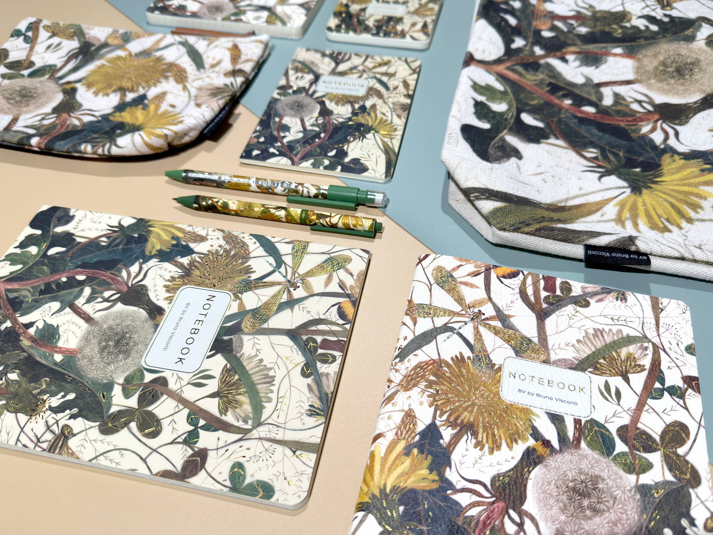 BV by Bruno Visconti A6 Passport Notebook -  Summer Greens
