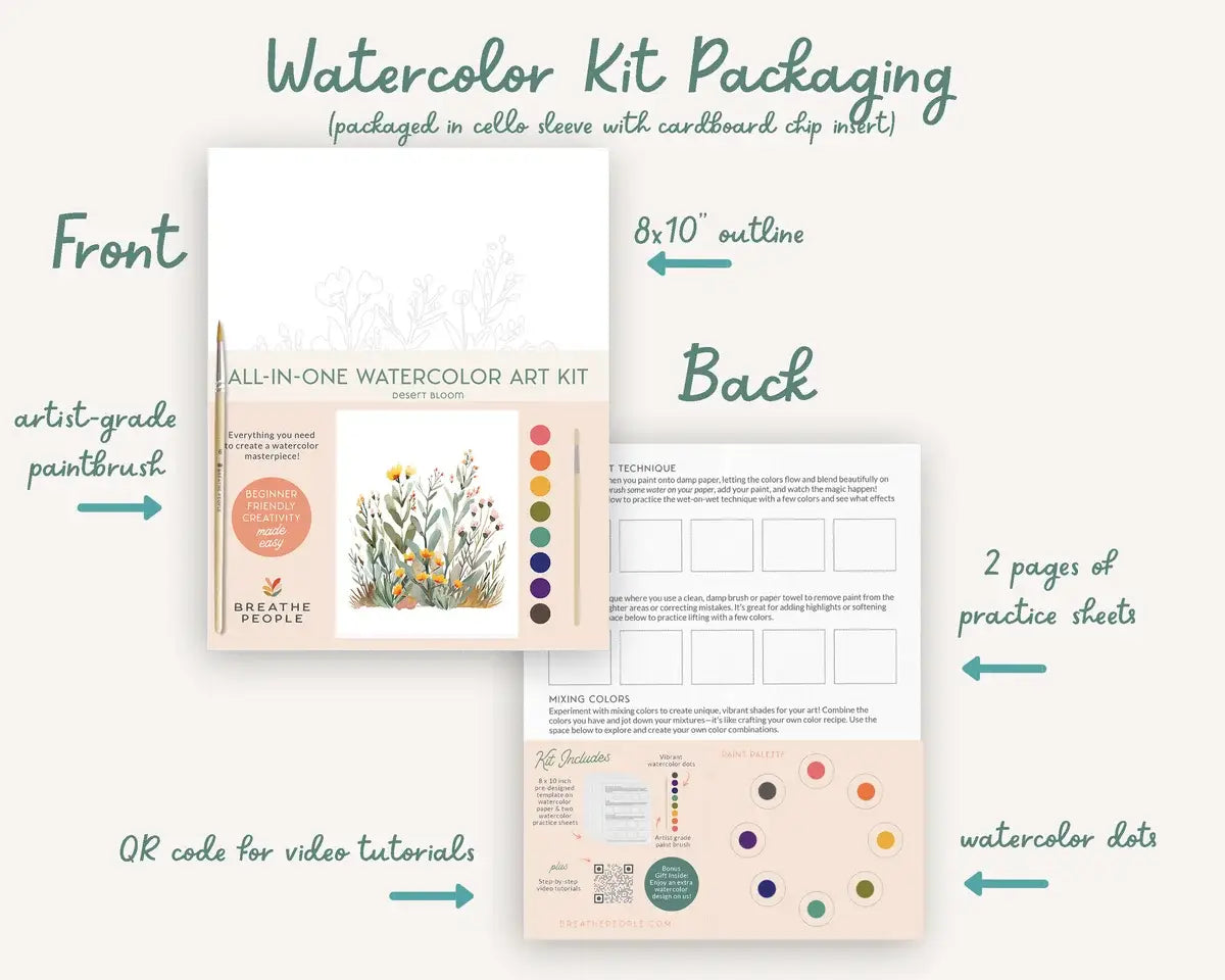 Breathe People - All-In-One Watercolor Kit