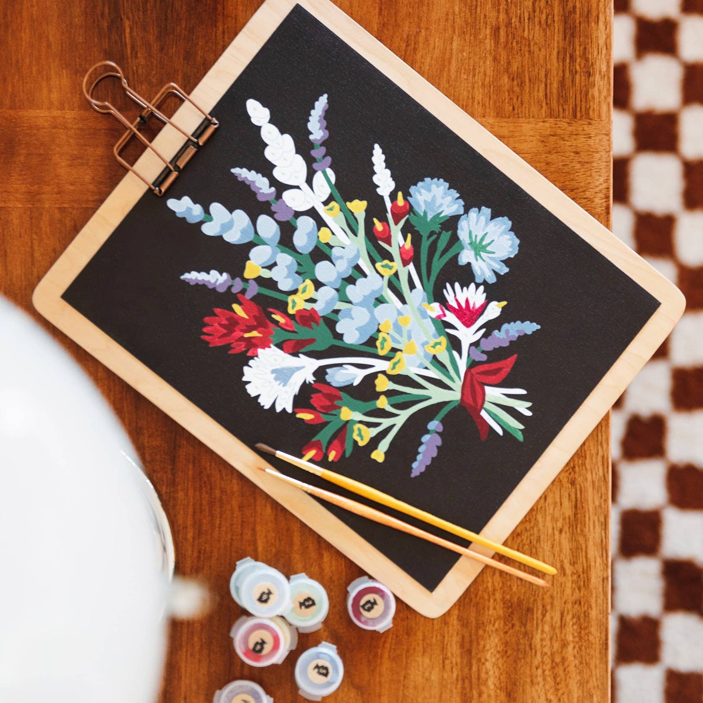 Oregon Wildflower Bouquet Paint-by-Number Kit