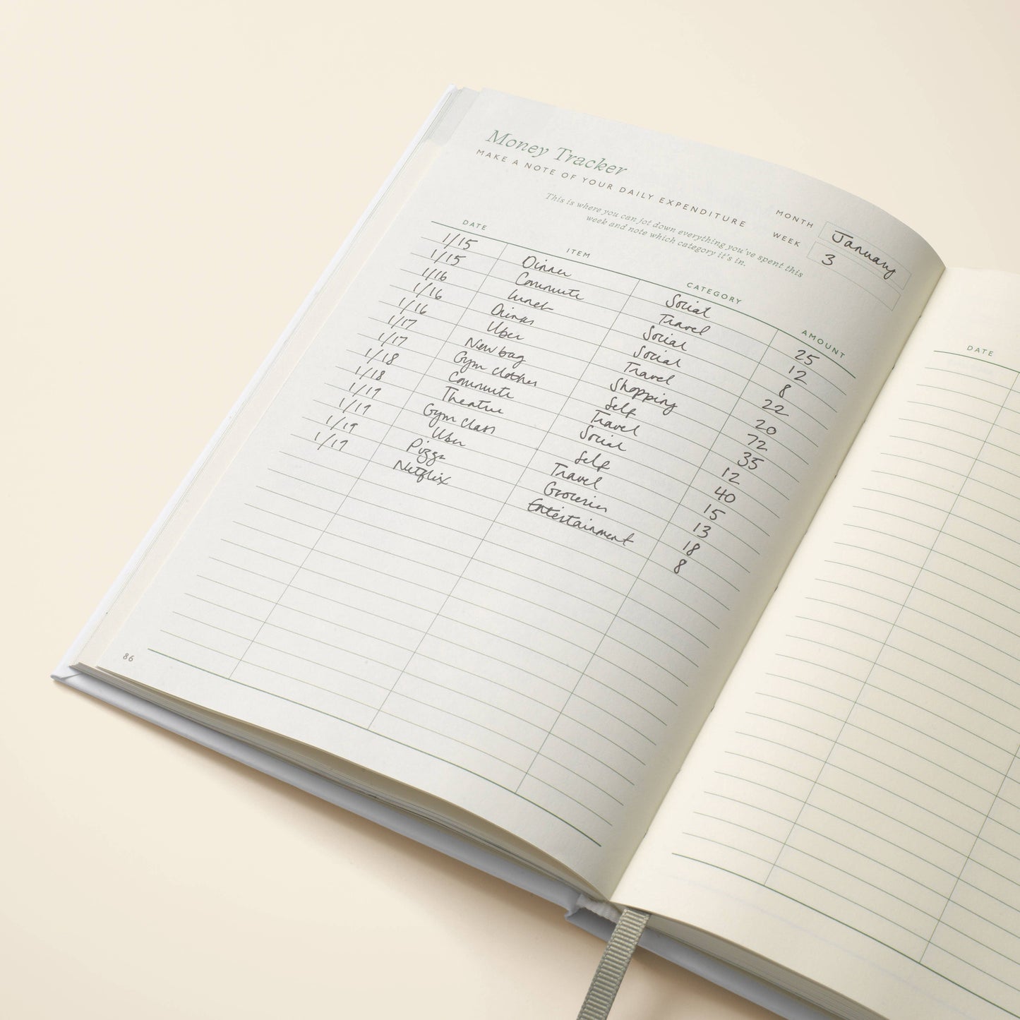 Papier Guided Finance Planner, A5 Hardcover - Wonder