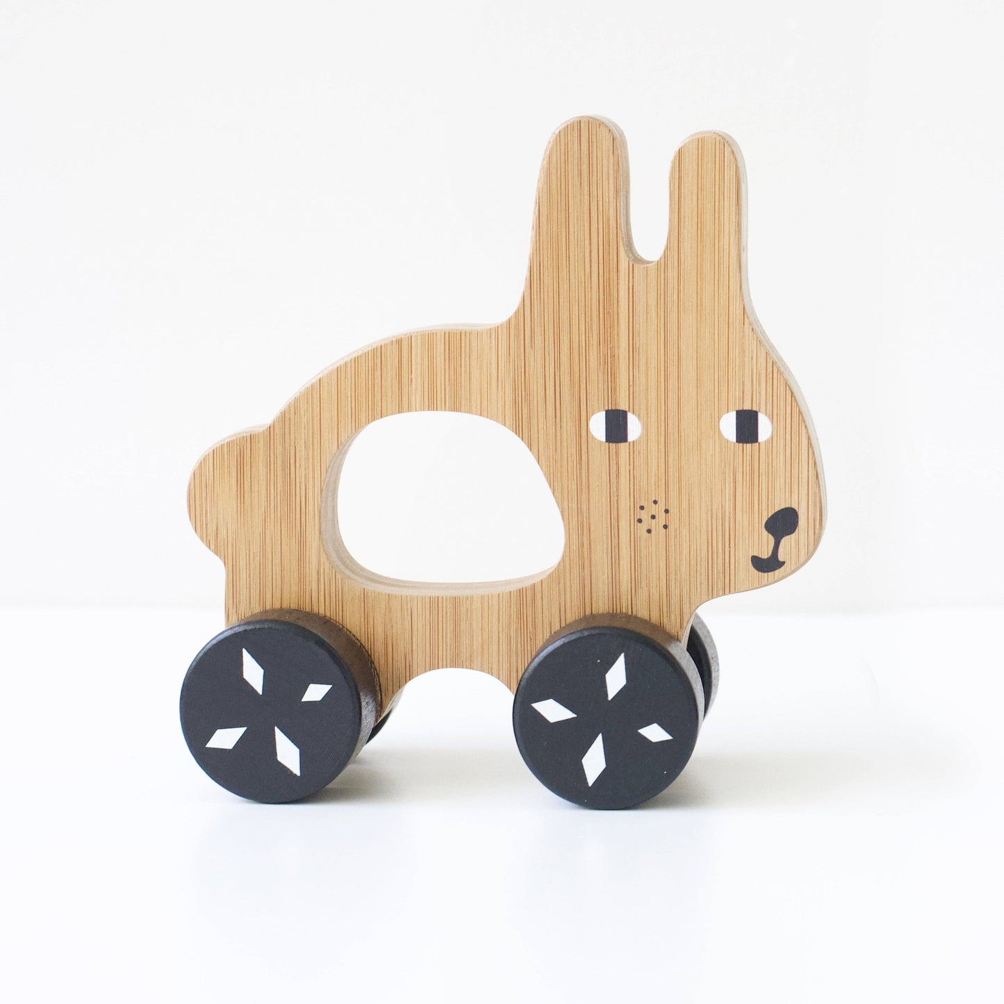 Wee Gallery - Wooden Bunny Push Toy
