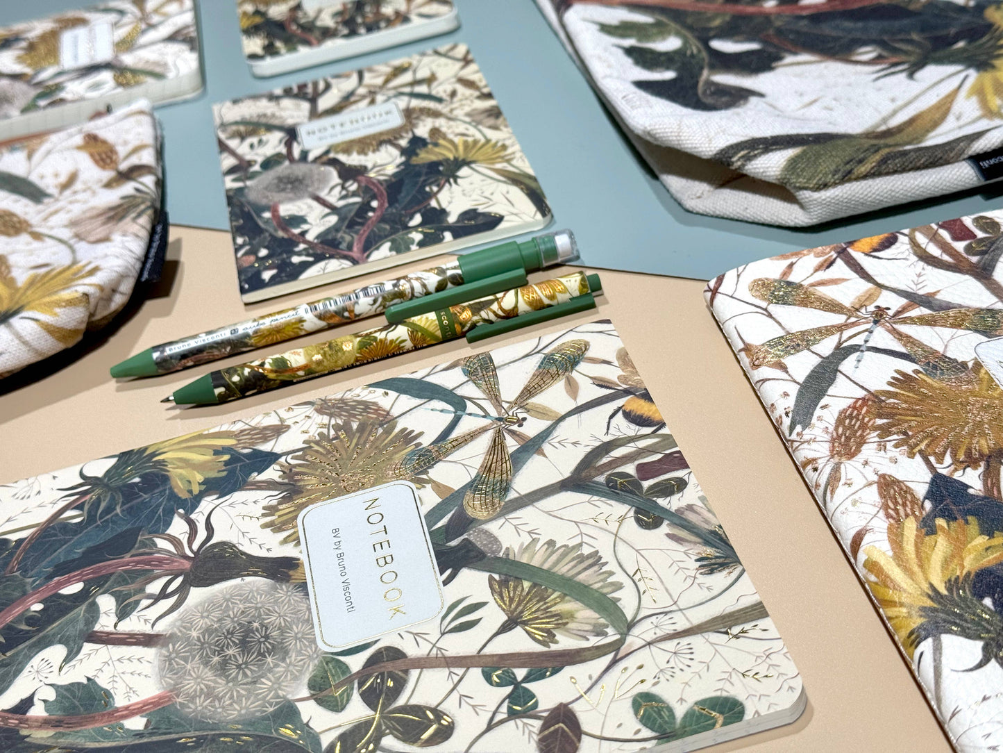 BV by Bruno Visconti A6 Passport Notebook -  Summer Greens