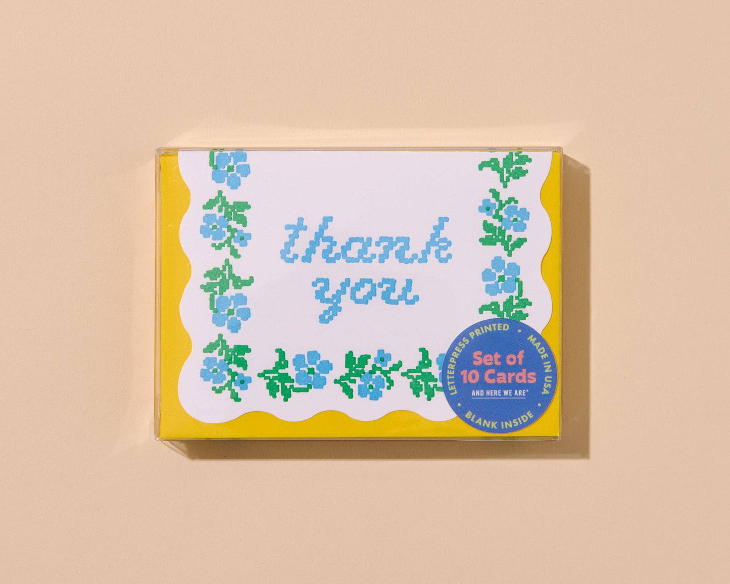 And Here We Are Thank You Card Set