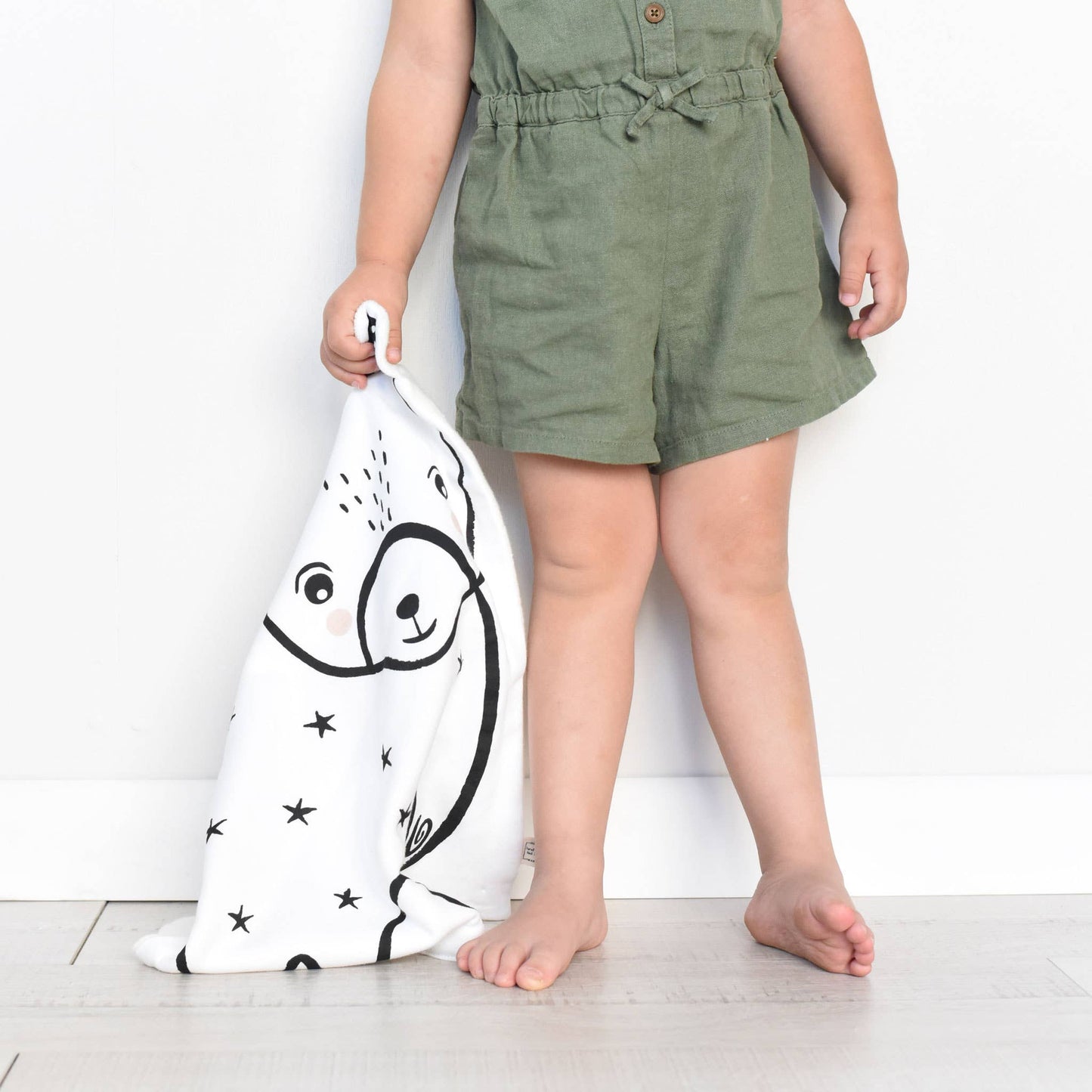 Wee Gallery Bunny Snuggle Blanket - Organic Cotton Baby Lovey