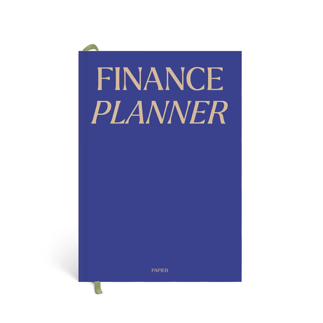 Papier Guided Finance Planner, A5 Hardcover - Wonder