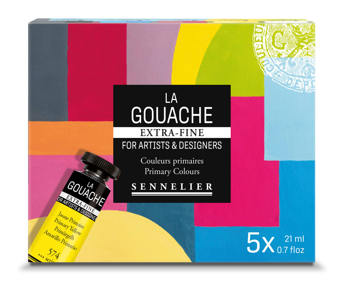 Sennelier Artist Gouache - Set of 5 (21ml)