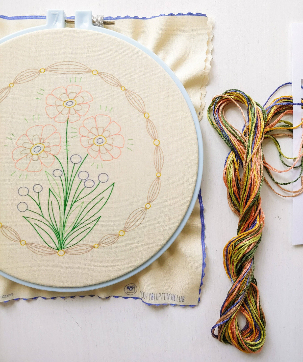 Cozy True Bloom Embroidery Kit