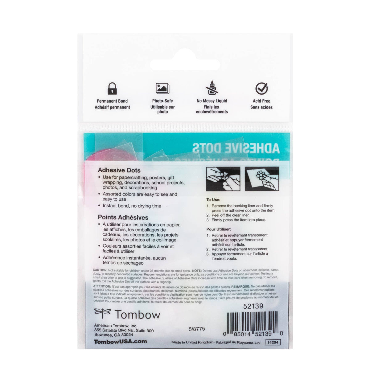 Tombow Adhesive Dots - 100CT